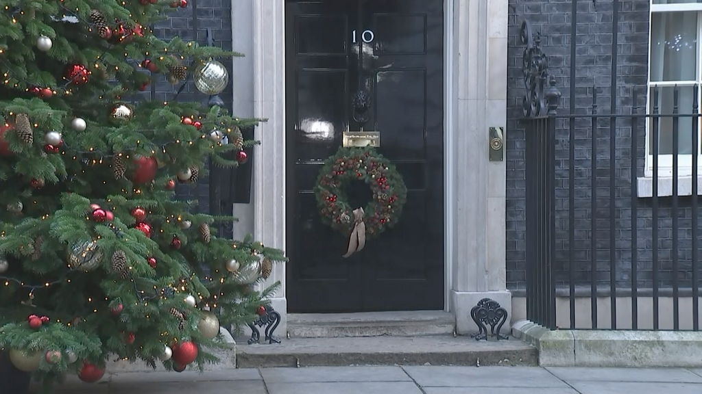 Christmas Tree at Number 10 Downing Street